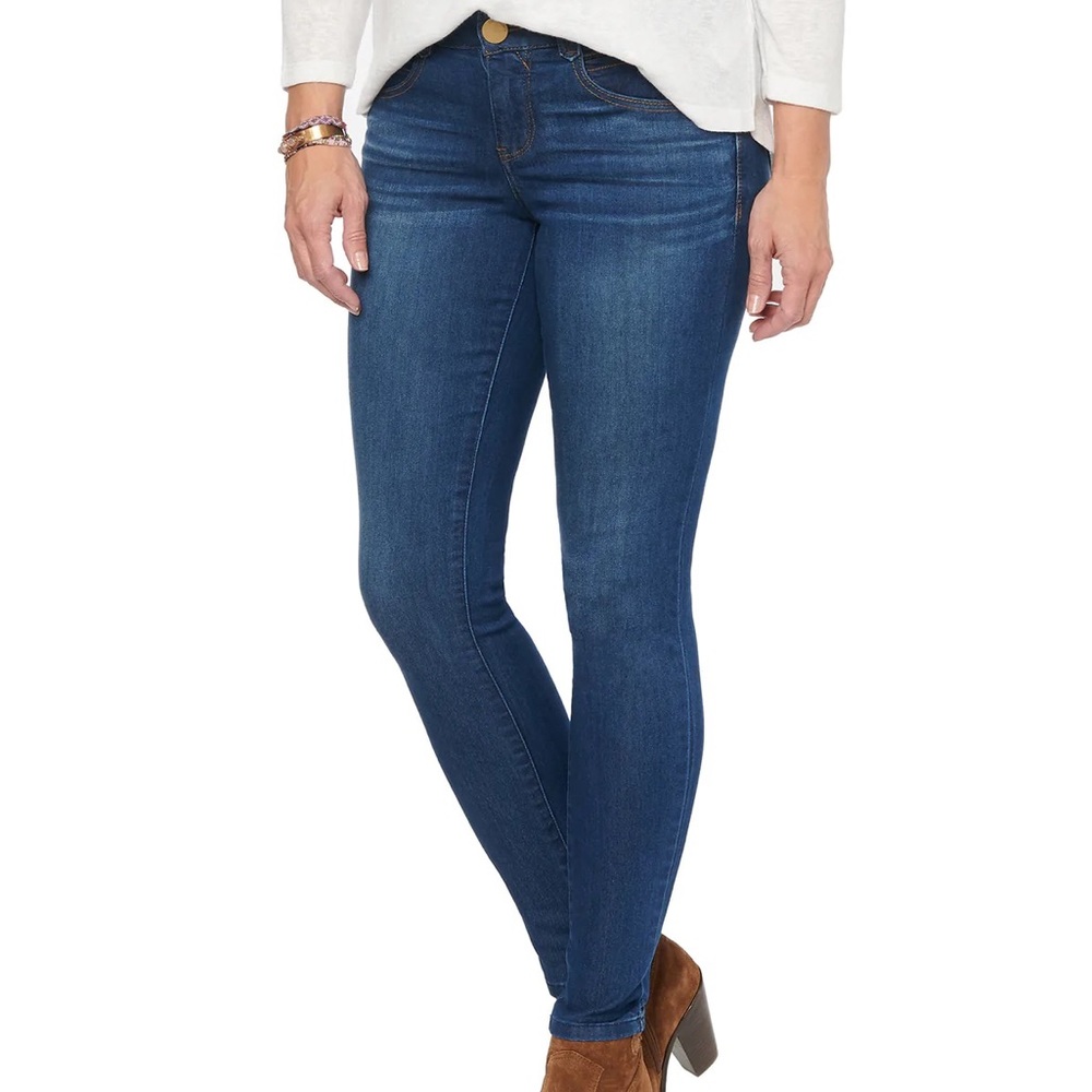 Women’s High-Rise Dark Blue Skinny Jeans